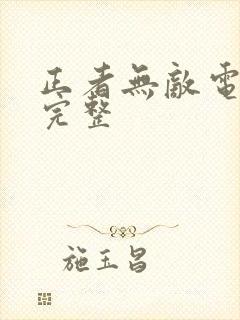 正者无敌电视剧完整