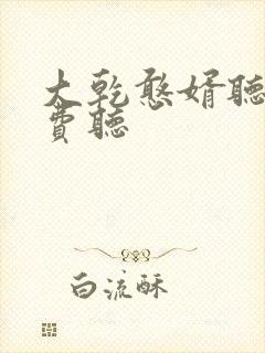 大乾憨婿听书免费听