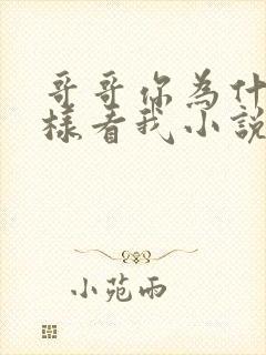 哥哥你为什么这样看我小说在线阅读