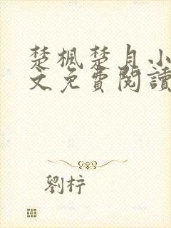 楚枫楚月小说全文免费阅读