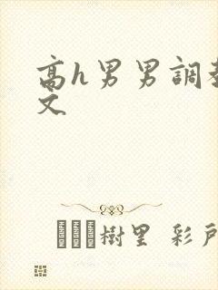 高h男男调教v文