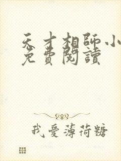 天才相师小说的免费阅读