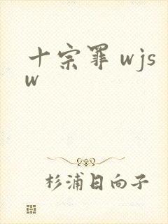 十宗罪 wjsw