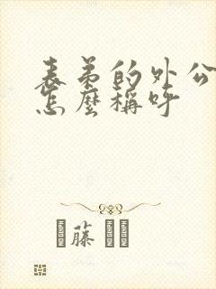 表弟的外公外婆怎么称呼