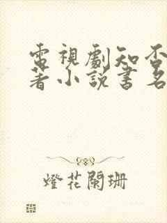 电视剧知否的原著小说书名