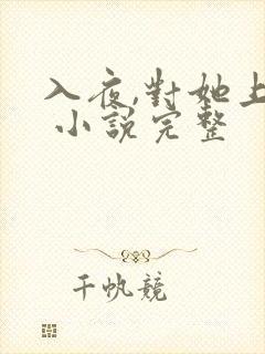 入夜,对她上瘾 小说完整