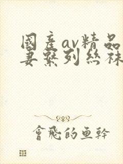 国产av精品人妻系列丝袜足应用