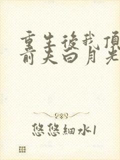 重生后我顶替了前夫白月光小