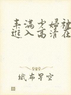 丰满少妇被猛烈进入高清在线观看