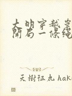 大明穿越崇祯帝开局一条绳