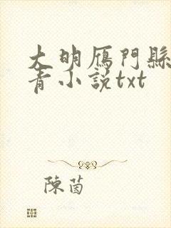 大明雁门县令叶青小说txt