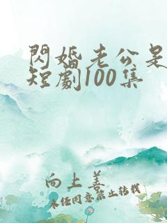 闪婚老公是豪门短剧100集
