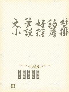 文笔好的双男主小说推荐排行榜