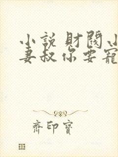 小说 财阀小娇妻叔你要宠坏我