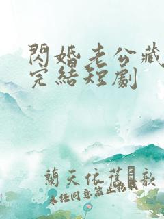 闪婚老公藏不住完结短剧