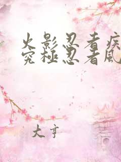 火影忍者疾风传究极忍者风暴4