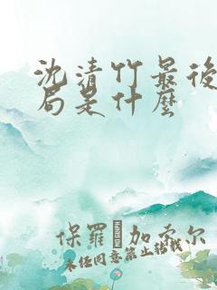 沈清竹最后的结局是什么