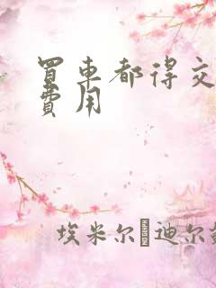 买车都得交什么费用