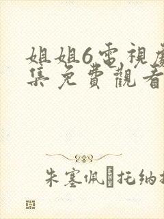 姐姐6电视剧全集免费观看