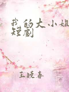 我的大小姐老婆短剧