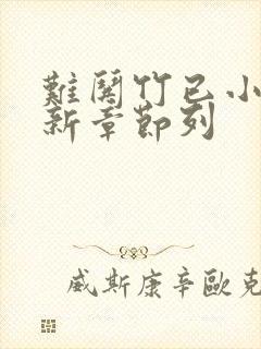 难哄竹已小说最新章节列