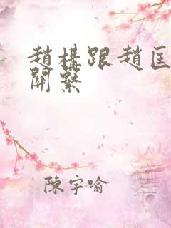 赵构跟赵匡胤的关系