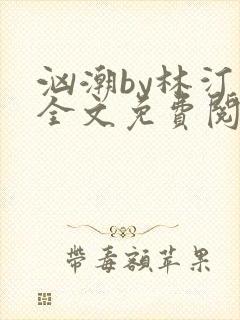 汹潮by林汀汀全文免费阅读笔趣阁