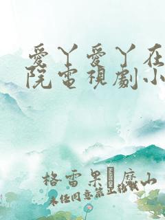 爱丫爱丫在线影院电视剧小说免费