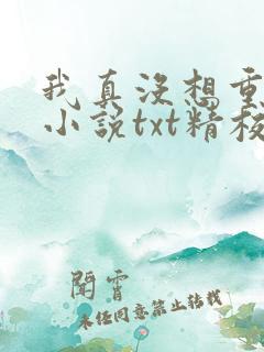 我真没想重生啊小说txt精校版