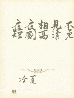 夜夜相见不识君短剧高清免费播放
