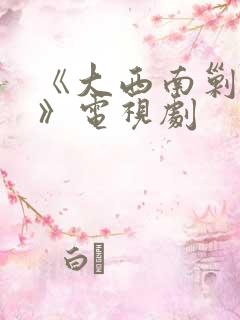 《大西南剿匪记》电视剧