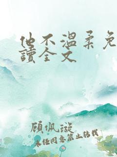 他不温柔免费阅读全文