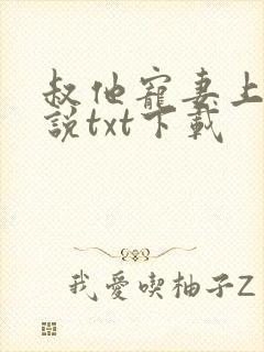 叔他宠妻上瘾小说txt下载