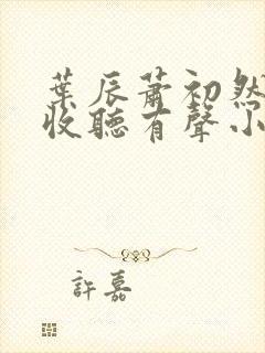 叶辰萧初然在线收听有声小说