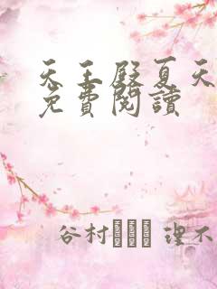 天王殿夏天小说免费阅读