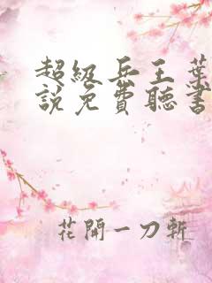 超级兵王叶谦小说免费听书