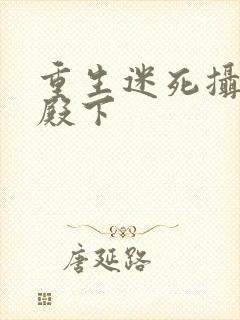 重生迷死摄政王殿下