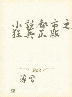 小说都市之最强狂兵正版