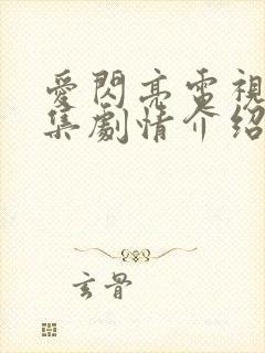 爱闪亮电视剧分集剧情介绍