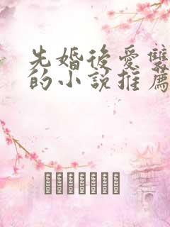 先婚后爱双男主的小说推荐