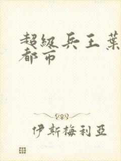 超级兵王叶谦在都市
