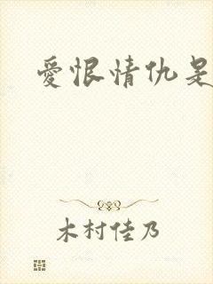 爱恨情仇是什么