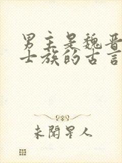 男主是魏晋门阀士族的古言