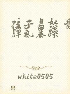 孩子易怒 爱发脾气暴躁