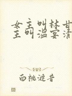 女主叫林甘棠男主叫温宴清的小说