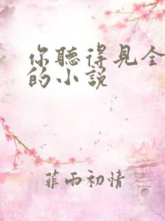 你听得见全免费的小说