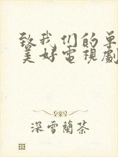 致我们的单纯小美好电视剧免费观看