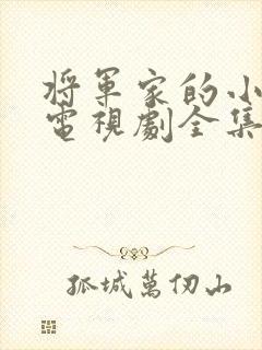 将军家的小娘子电视剧全集