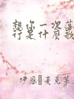 想你一次落泪两行是什么歌