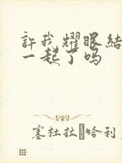 许我耀眼结局在一起了吗